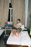 26.7. 2006 - Pokoj v hotelu Karvenserai v Karsu, Šedý Vlk