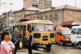 29.7. 2006 - Autobus ve Vanadzoru (už v Arménii, dříve Kirovakan)