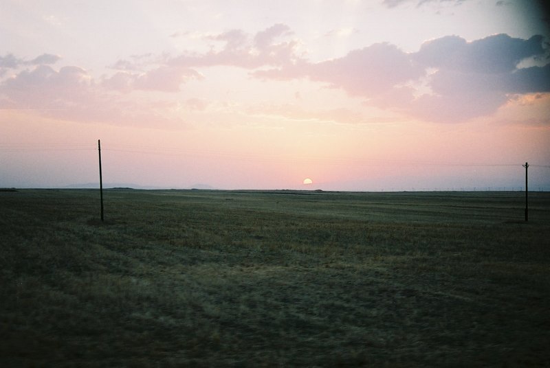 9.8. 2006 - Západ slunce u Gjumri