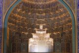 29.5. 2008 - Esfahan, v noci nasvícená výzdoba oblouku vstupu do Imámovy mešity