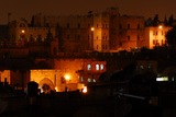 25.2.2008 - Jeruzalém, pohled z terasy hostelu ve starém městě k Damašské bráně