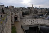 26.1.2008 - Jeruzalém, hradby, Jaffská brána a Davidova citadela.