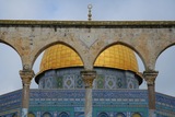 27.1.2008 - Jeruzalém, Dóm kamene na chrámovém pahorku, zevnitř jsme jej neviděli, protože tam mohou jen muslimové.