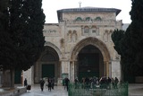 27.1.2008 - Jeruzalém, mešita al-Aksa na chrámovém pahorku, jedna z nejstarších dochovaných mešit vůbec.