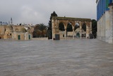 27.1.2008 - Jeruzalém, nádvoří vedle Dómu kamene na chrámovém pahorku.
