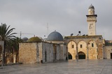 27.1.2008 - Jeruzalém, nádvoří vedle Dómu kamene na chrámovém pahorku.