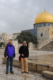 27.1.2008 - Jeruzalém, Ondřej, David a Dóm kamene.