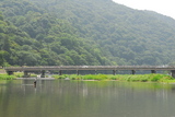 5.8. 2007 - Kjóto, Arašijama, most přes řeku, symbol Arašijamy