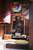 Kanazawa, kaplička v chrámu Uhoin (zvenku)