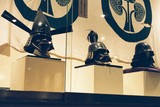 Kanazawa, samurajské helmy v muzeu rodiny Honda