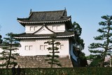 Kjóto, hrad Nijó, věž na rohu vnějších hradeb