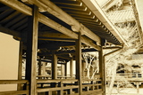 Kjóto, chrám Eikan-dó, dřevěné chodby