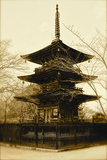 Kjóto, chrám Kiyomizudera, stará pagoda