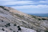 7.7. 2007 - Hókkaidó, Niseko, svah těsně pod vrcholem Iwaonupuri (1116m), na obzoru pár lidských teček