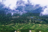 16.7. 2007 - Hókkaidó, Daisetsu-zan, Asahi-dake (2290m), pohled na jezera dole