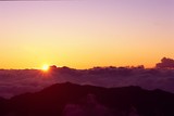 27.7. 2007 - Jižní Alpy, tábořiště u chaty Kata-no-koya (3000m), východ slunce v zemi vycházejícího slunce