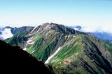 27.7. 2007 - Jižní Alpy, vrchol Kita-dake (3192m), pohled k jihu na Ai-no-dake (3189m)