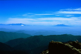 1.8. 2007 - Haku-san, pohled z vrcholu na Severní Alpy a Ontake-san
