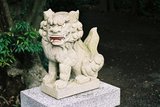 Město Hakusan, socha před svatyní