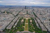Paříž, pohled na Paříž z Eiffelovy věže