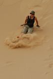 17.5. 2008 - Chongorin Els čili Zpívající duny. Nebo spíš klouzali. Jak se sunul písek pod našima nohama, tak opravdu tak zvláštně zpíval.