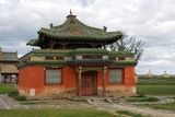 27.7. 2008 - Charchorin. Architektura je asi podobná tibetské, protože i Mongolští buddhisté jsou lámaisti.
