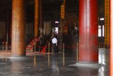 30.7. 2008 - Peking, Zakázané město. Trůn v síni Nejvyšší harmonie.