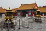 30.7. 2008 - Peking, Zakázané město. Poblíž paláce Nebeské čistoty.