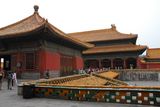 30.7. 2008 - Peking, Zakázané město. Síň Velkého spojení a palác Pozemského klidu.