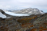 Ledovec Hardangerjøkulen.