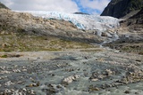 Ledovec Hardangerjøkulen.