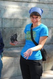 Zatímco my jsme si prohlédli Notre Dame, Katka se přátelila s holuby.