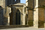 Část katedrály v Carcassonne.
