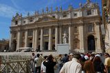 18.9. 2008 - Vatikán. Průčelí baziliky sv. Petra