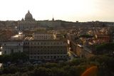 18.9. 2008 - Pohled na Vatikán z Andělského hradu.