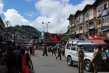 Darjeeling. Hlavní ulice.